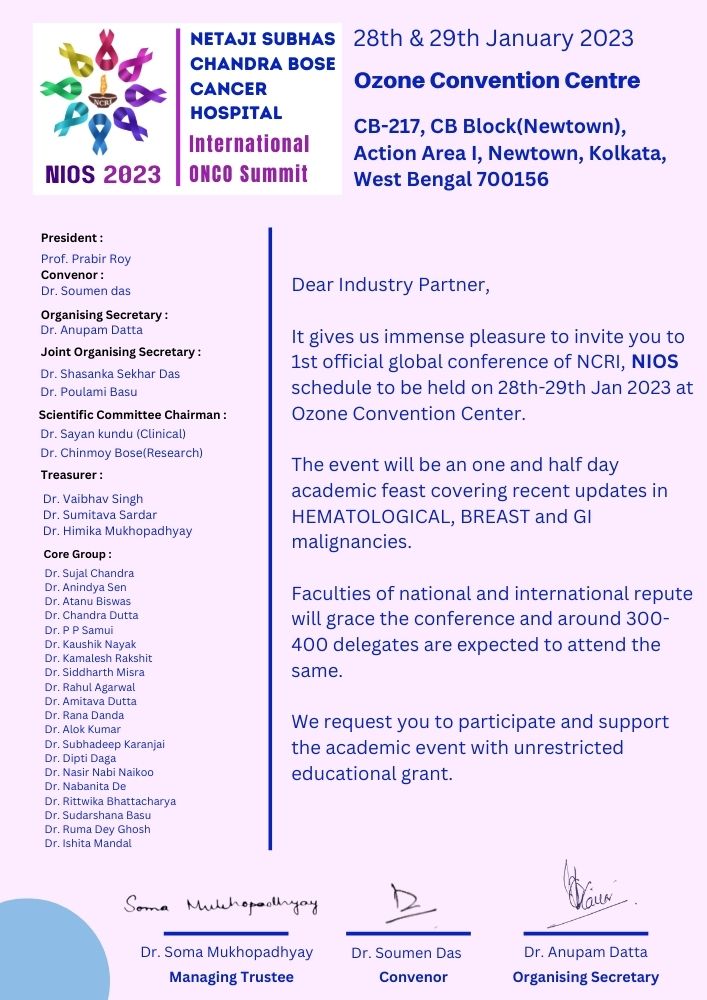Events : ONCO Summit (NIOS) 2023