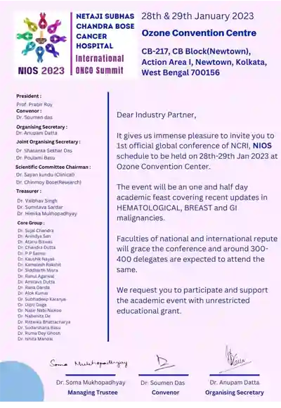 Events : ONCO Summit (NIOS) 2023